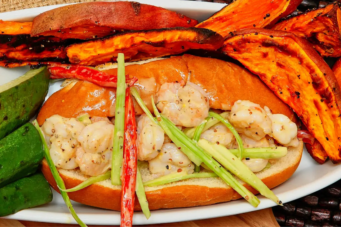 Eatables:Cannabis-Infused Argentinian Red Shrimp Po' Boy Sandwich
