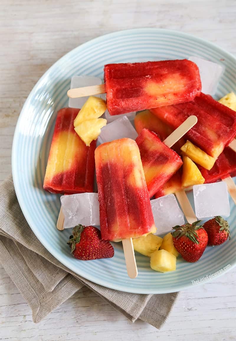Pineapple Strawberry popsicles: A Tropical Cannabis-Infused Delight