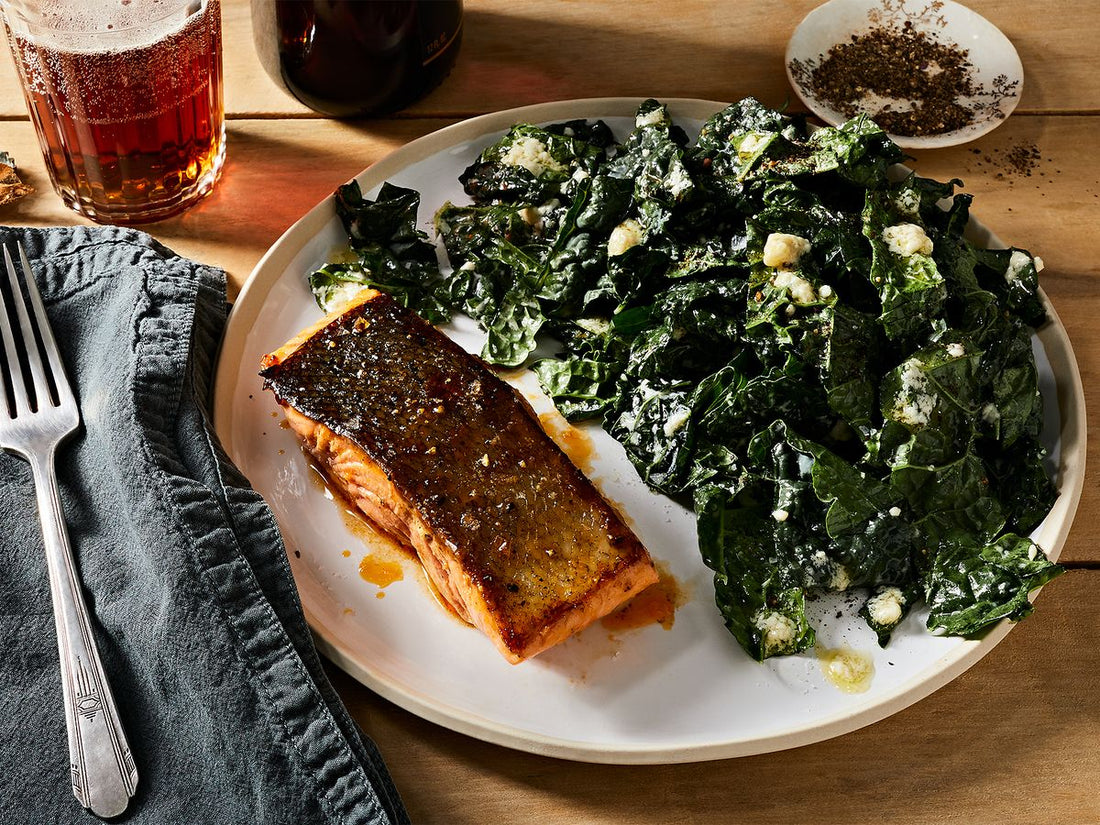 Eatables: Cannabis Infused Glazed Salmon & Kale Salad