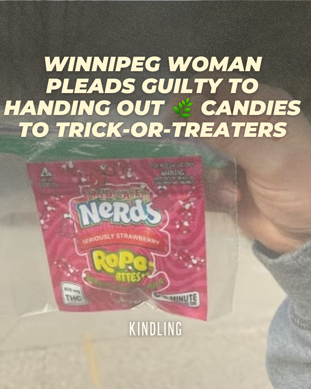 WOMAN PLEADS GUILTY TO HANDING OUT CANNABIS CANDIES TO TRICK-OR-TREATERS