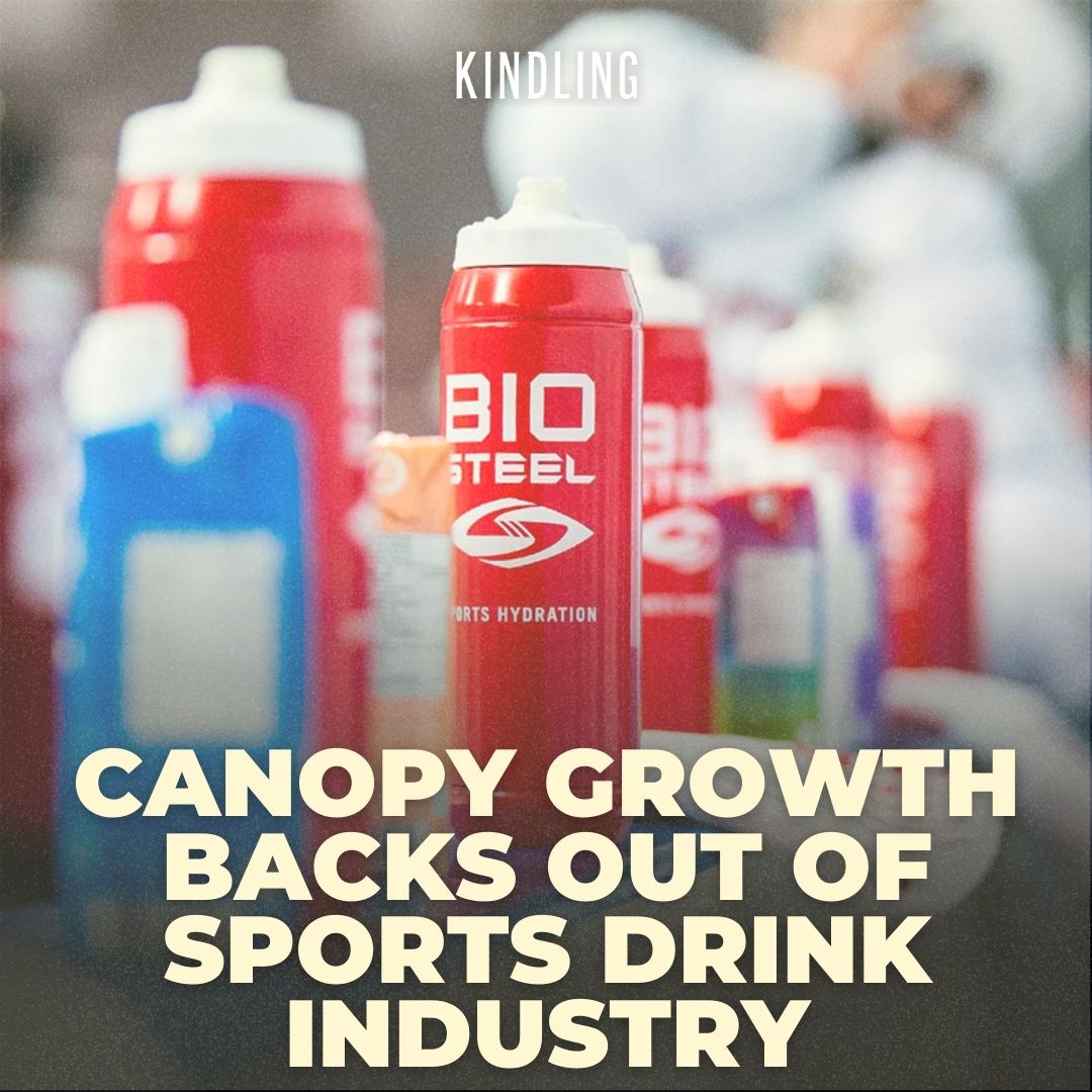 CANADA CANNABIS GIANT QUITS SPORTS DRINK SECTOR