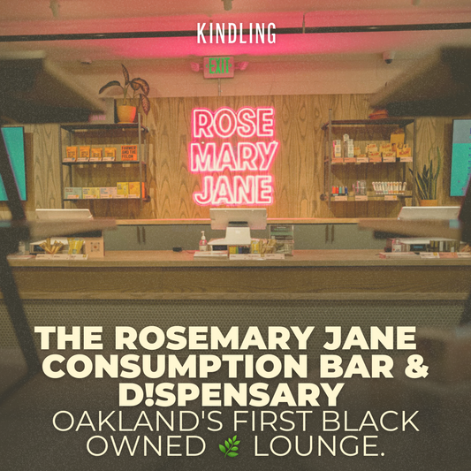 The Rosemary Jane Cannabis Consumption Bar and Dispensary, Oakland's only Black woman-owned social equity cannabis lounge