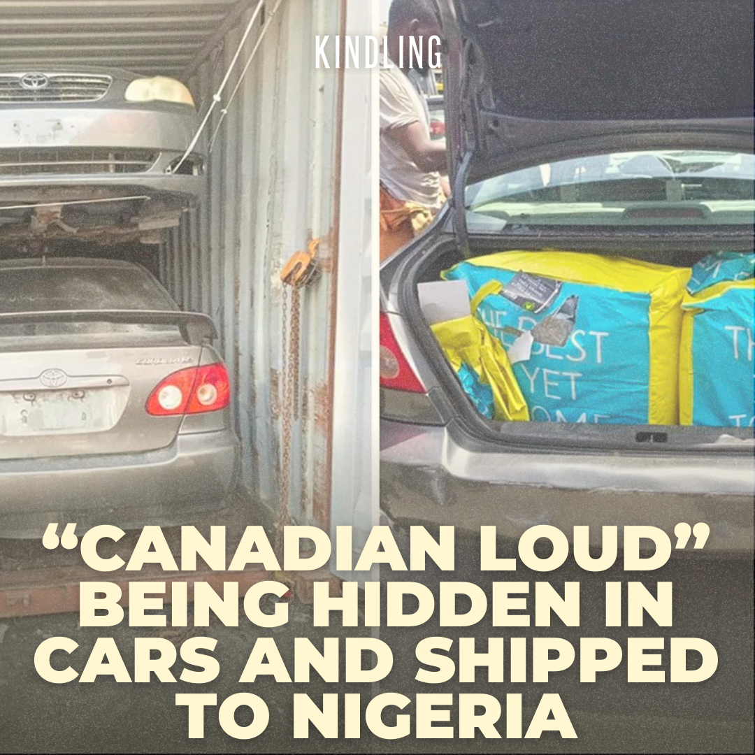 'CANADIAN LOUD' HIDDEN IN CARS HEADED TO NIGERIA