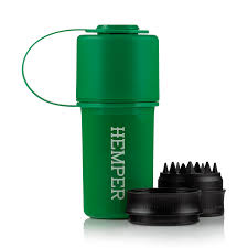 Hemper - Two Tone 3-in1 Grinder + Storage Container