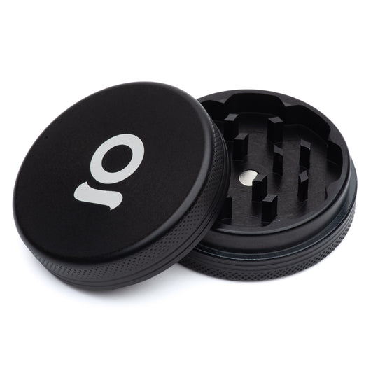 2 Piece 50mm Magnetic Grinder - Black