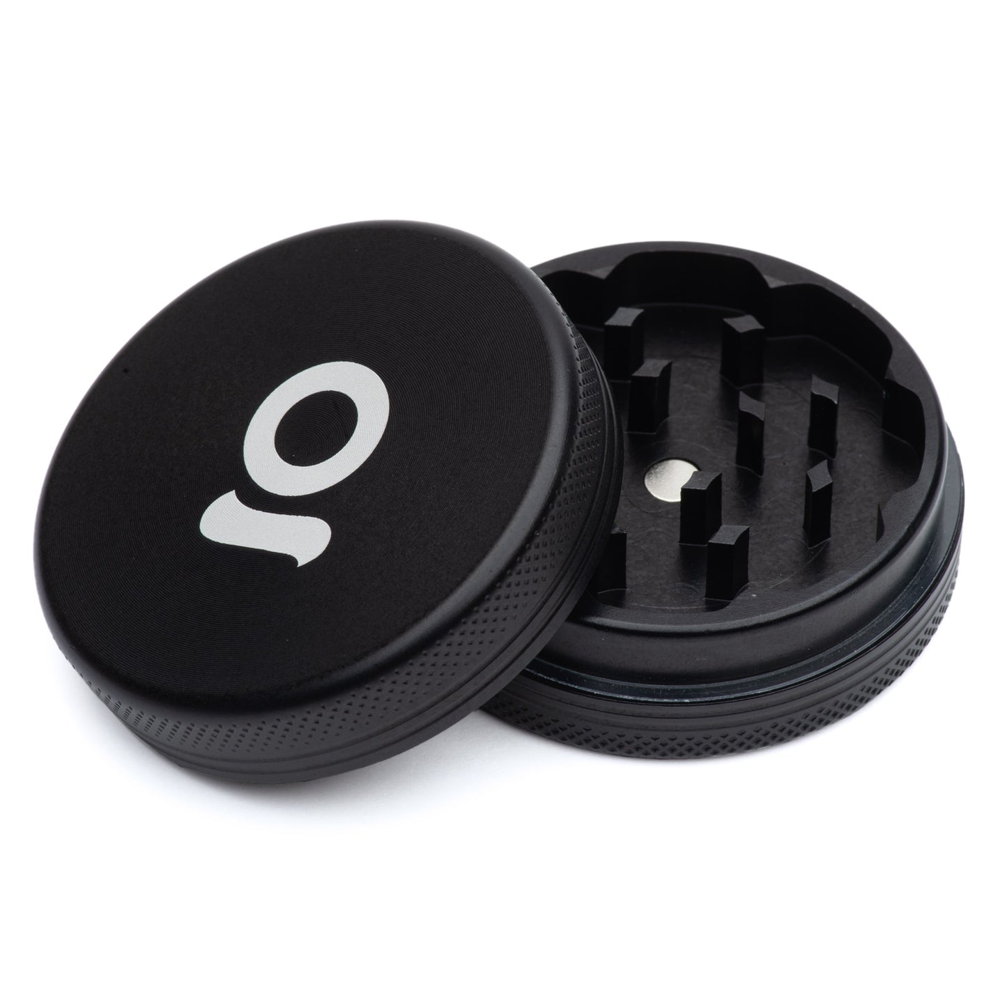 ONGROK - 2 Piece 50mm Magnetic Grinder - Black