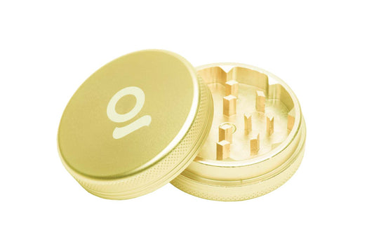 2 Piece 50mm Magnetic Grinder - Gold