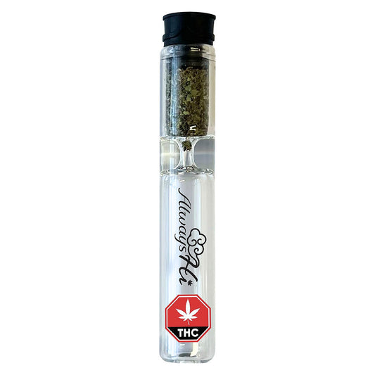 Always Hi - THC Hybrid Glass Pipe Pre-Roll