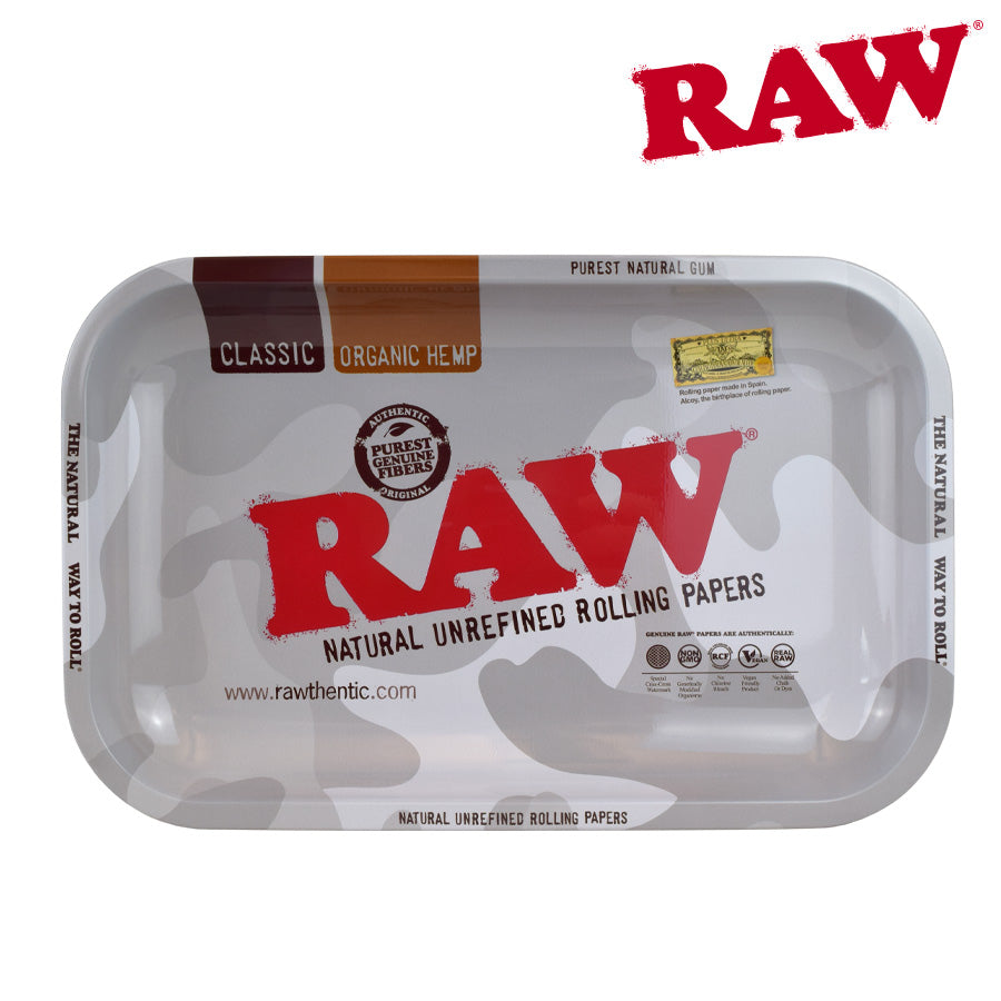 RAW - Artic Camo Rolling Tray: Small