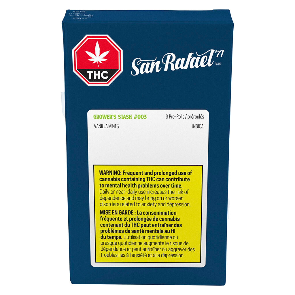 San Rafael '71 - Grower's Stash #003 Pre-Rolls