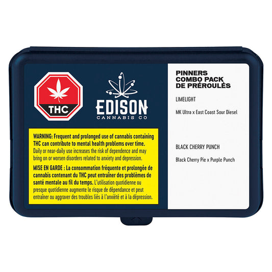 Edison Cannabis Co - Limelight + Black Cherry Punch Pre-Roll Combo Pack