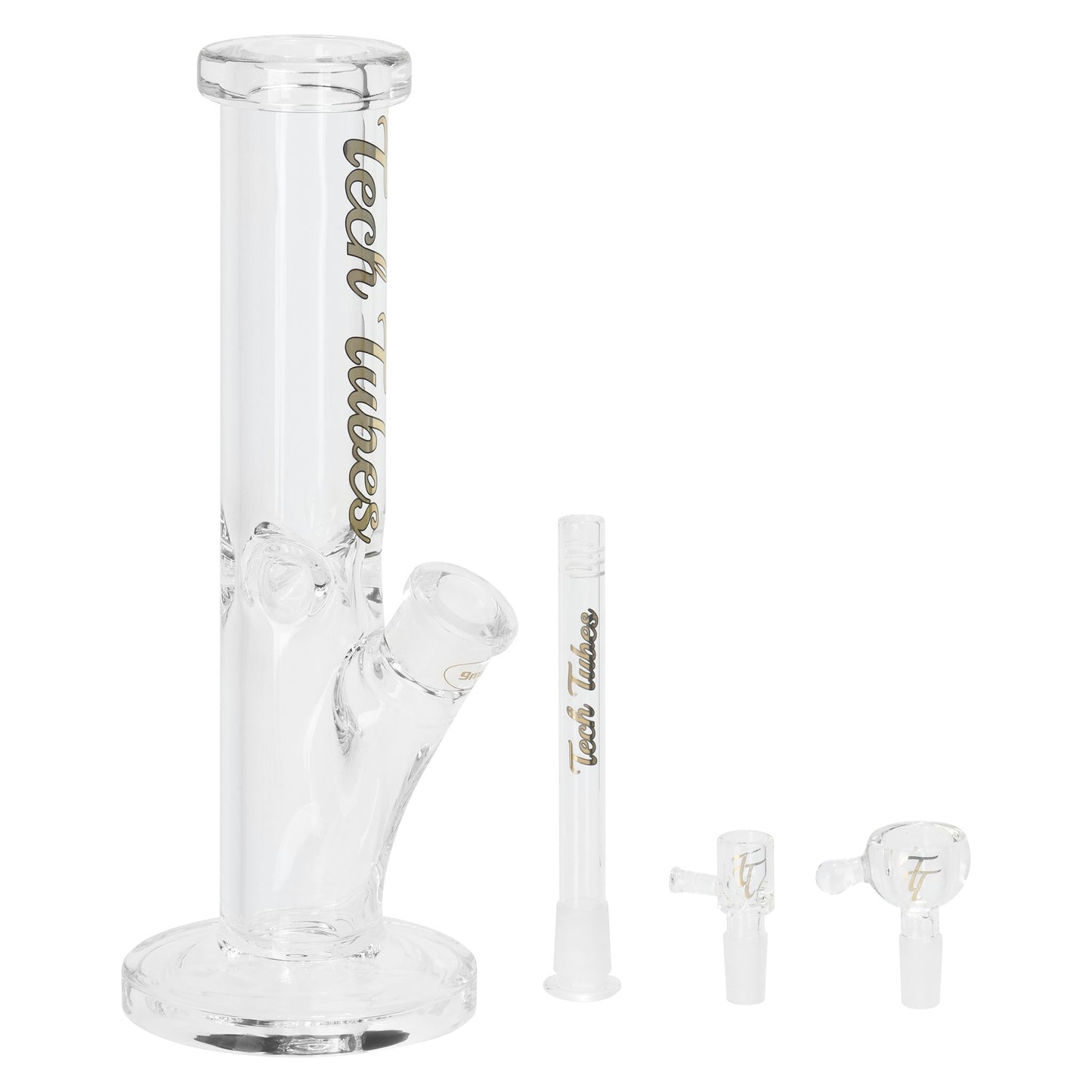 Tech Tubes - Glass Bong 9mm Straight