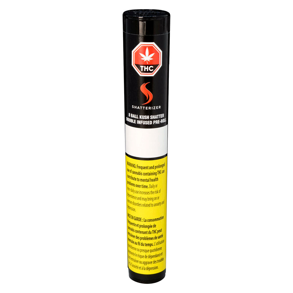 Shatterizer - 8 Ball Kush Shatter Double Infused Pre-roll
