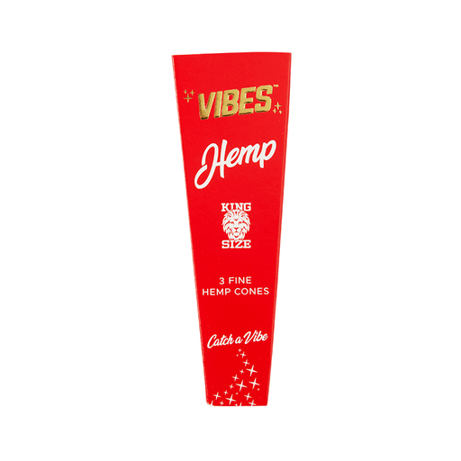 Vibes - Cones - Hemp Paper King - 3 Pack