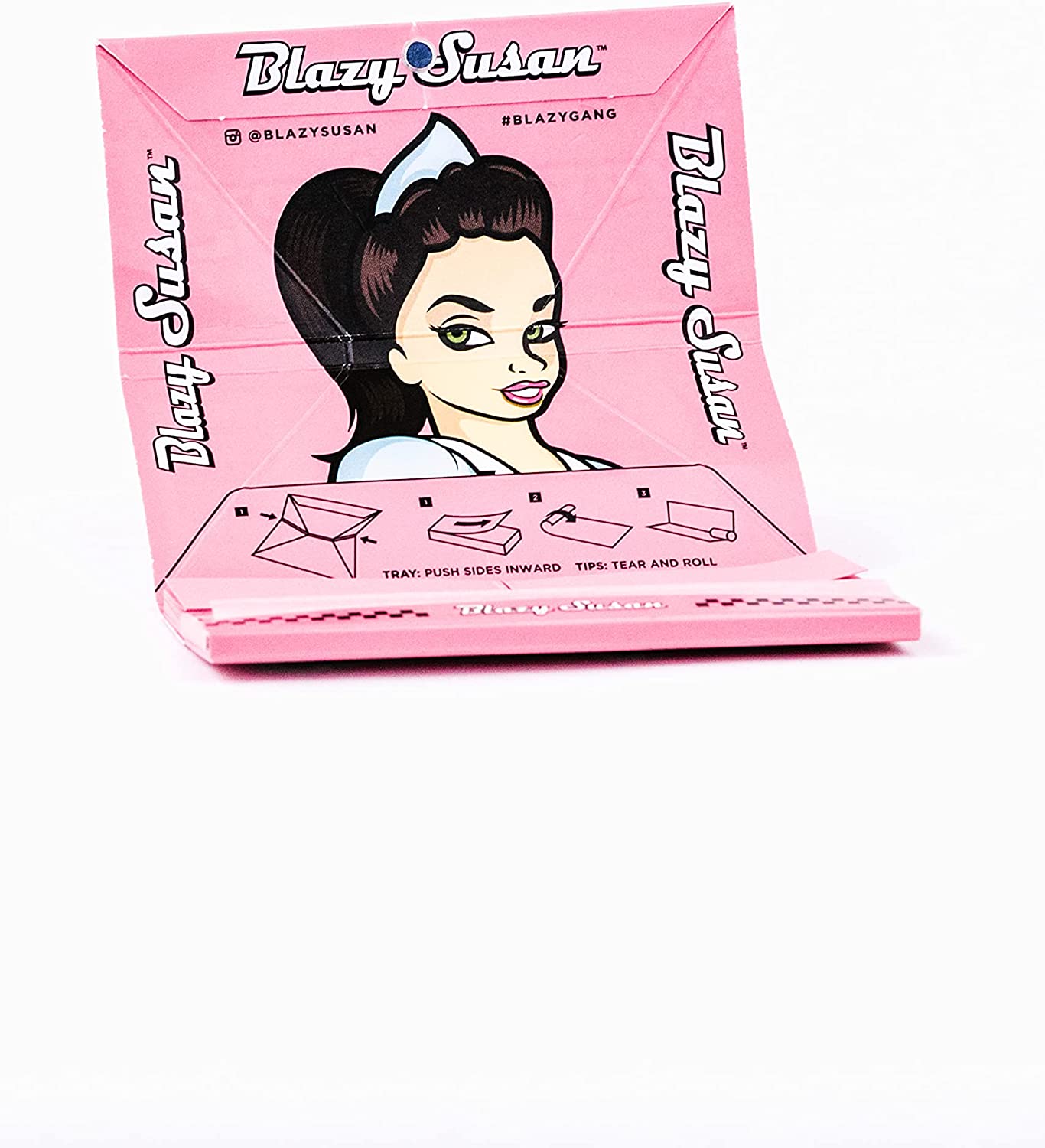 Blazy Susan King Size - Deluxe Pink Papers Rolling Kit