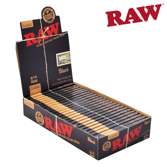 RAW - Black 1.25 - 24/Box