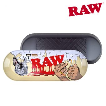 Raw X Boo Deck Rolling Tray Tin