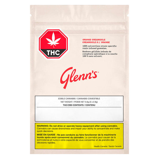 Glenn's - Orange Creamsicle Hash Rosin Sativa Soft Chews