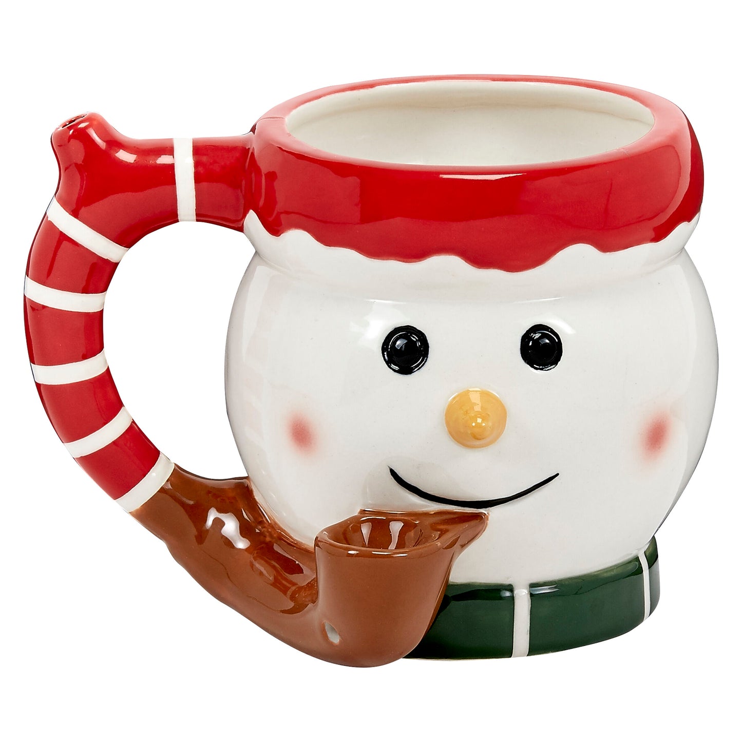 Premium Roast & Toast - Snowman Ceramic Mug with Pipe