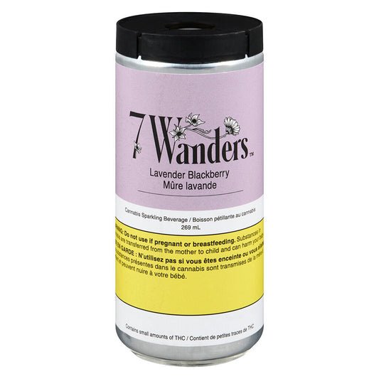 7 Wanders - Lavender Blackberry CBD Cannabis Sparkling Beverage