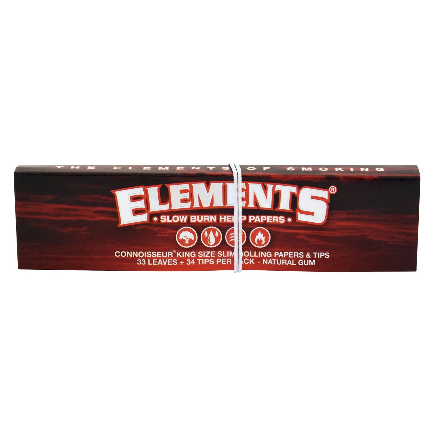 Elements - Slow Burning Rolling Papers with Tips